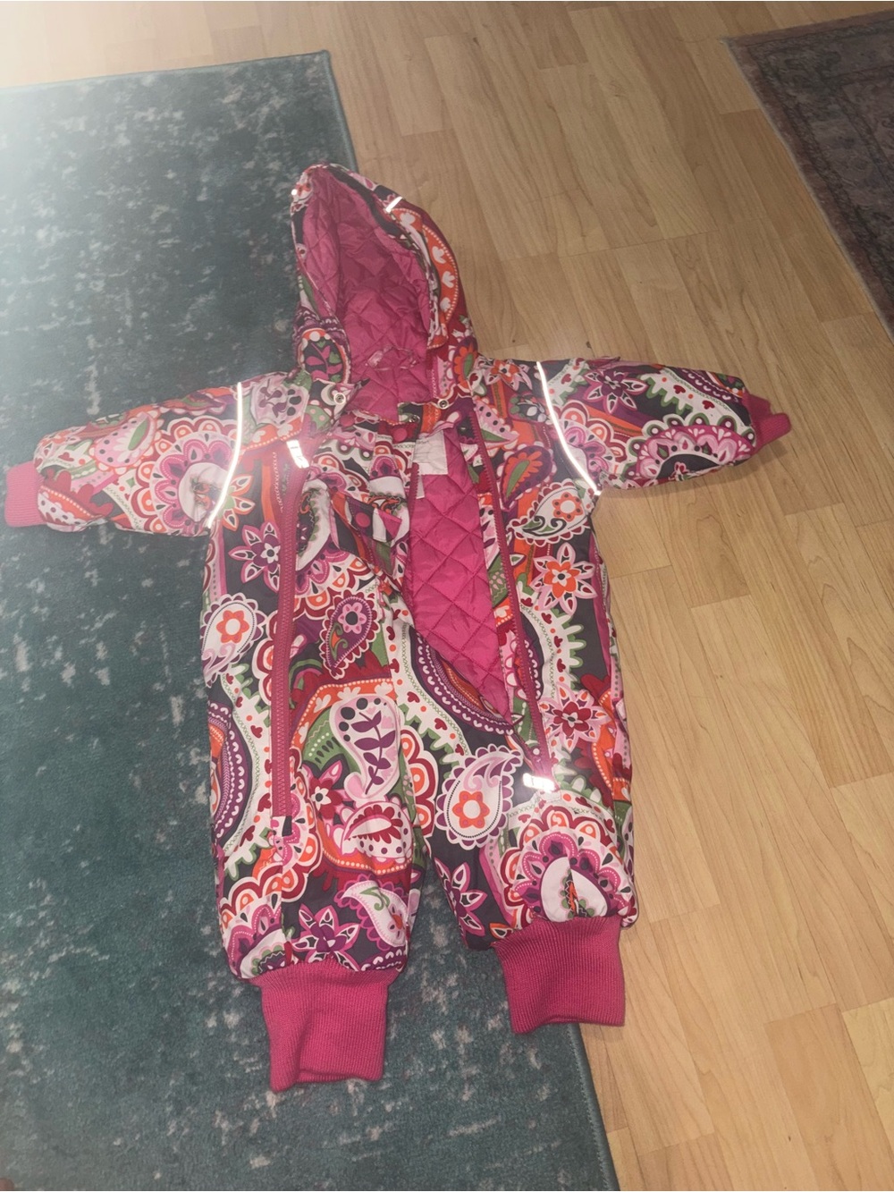 Hanna Andersson Size 80 US 18-24month Bunting Snowsuit Please read: Tag removed